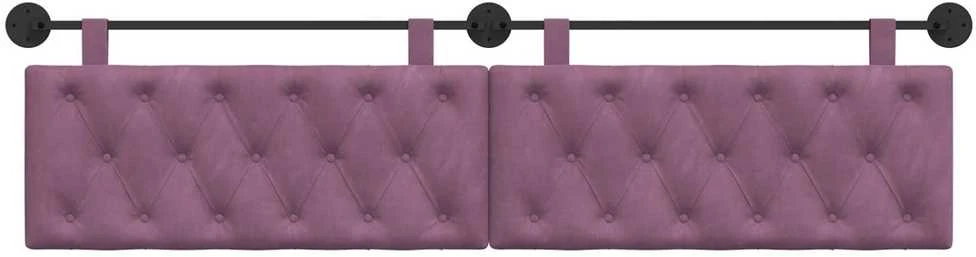 Pakabinamas lovos galvūgalis Violetinė Aksomas