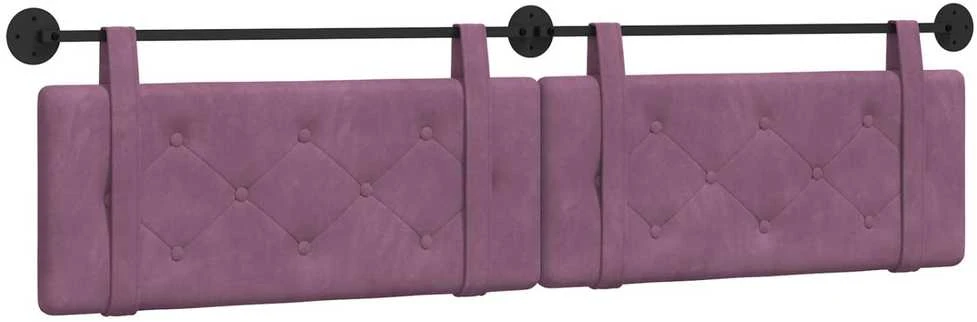 Pakabinamas lovos galvūgalis Violetinė Aksomas