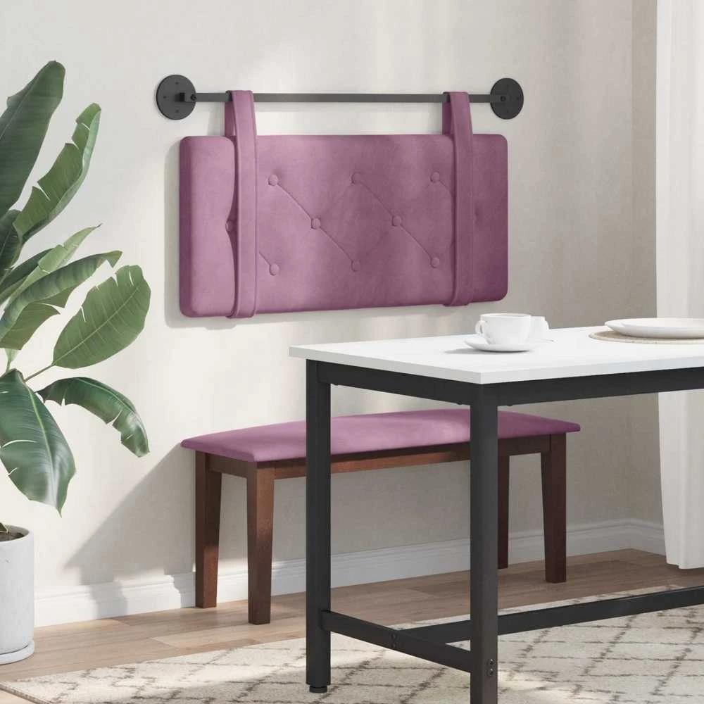Pakabinamas lovos galvūgalis Violetinė Aksomas