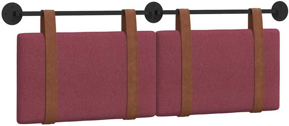 Kabantysis galvūgalis Vyno raudona 150 x 55 x 5 cm Antikinis PU