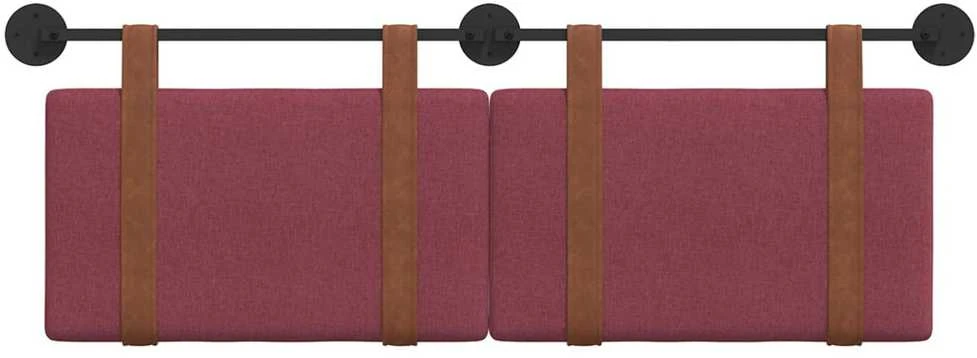 Kabantysis galvūgalis Vyno raudona 150 x 55 x 5 cm Antikinis PU