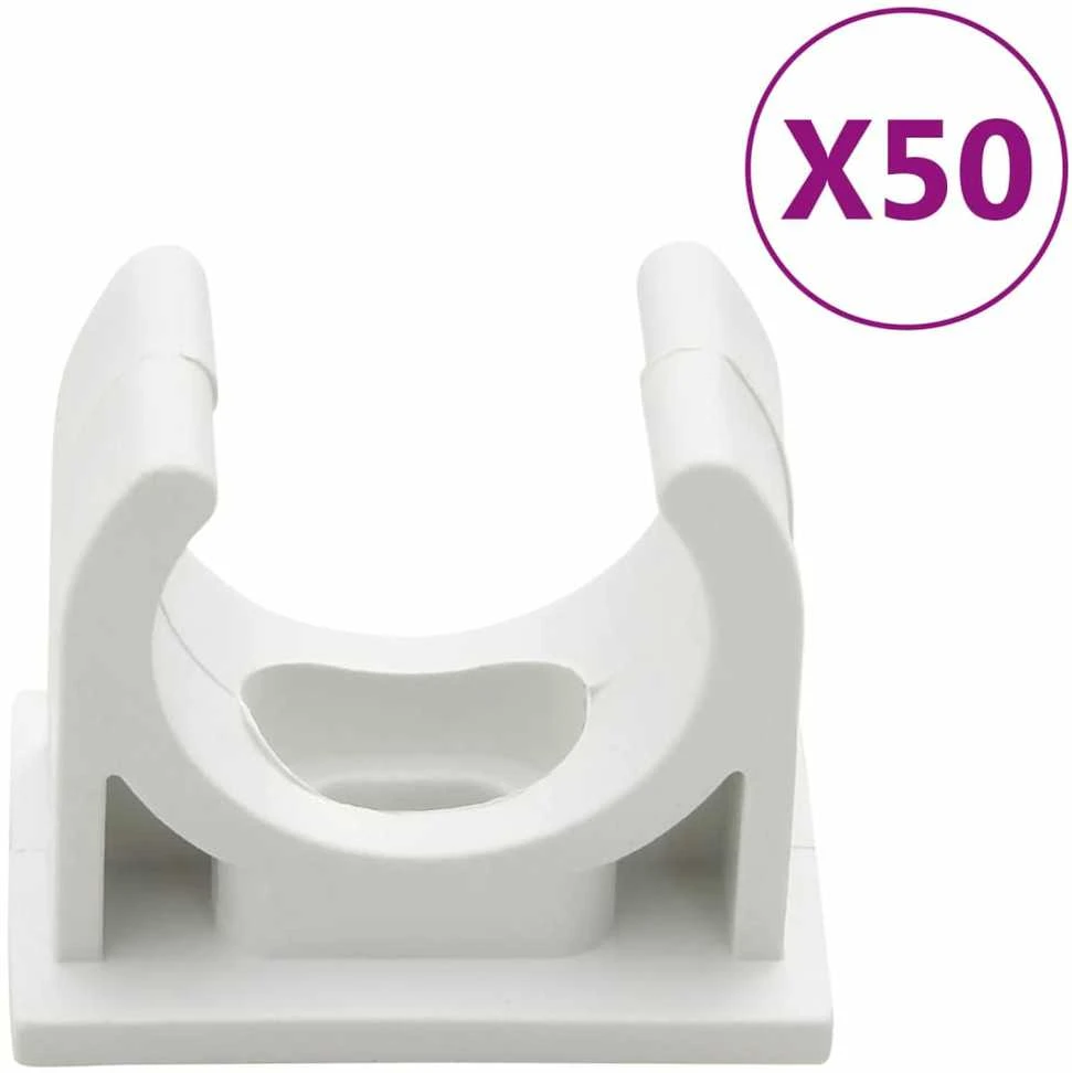 Kabelių kanalai su spaustukais, 20mm skersmens, 30m, PVC