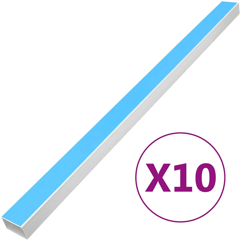 Kabelių kanalas, 100x60mm, 10m, PVC, savaime prilimpantis