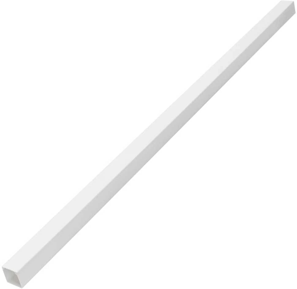 Kabelių kanalas, 20x10mm, 10m, PVC, savaime prilimpantis