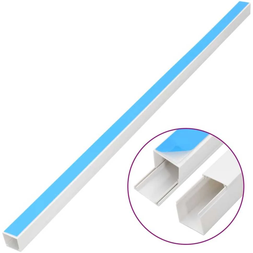 Kabelių kanalas, 25x16mm, 10m, PVC, savaime prilimpantis