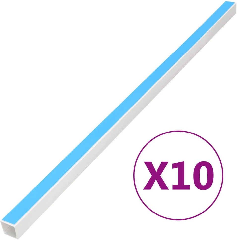 Kabelių kanalas, 40x25mm, 10m, PVC, savaime prilimpantis