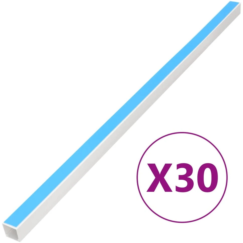 Kabelių kanalas, 40x25mm, 30m, PVC, savaime prilimpantis