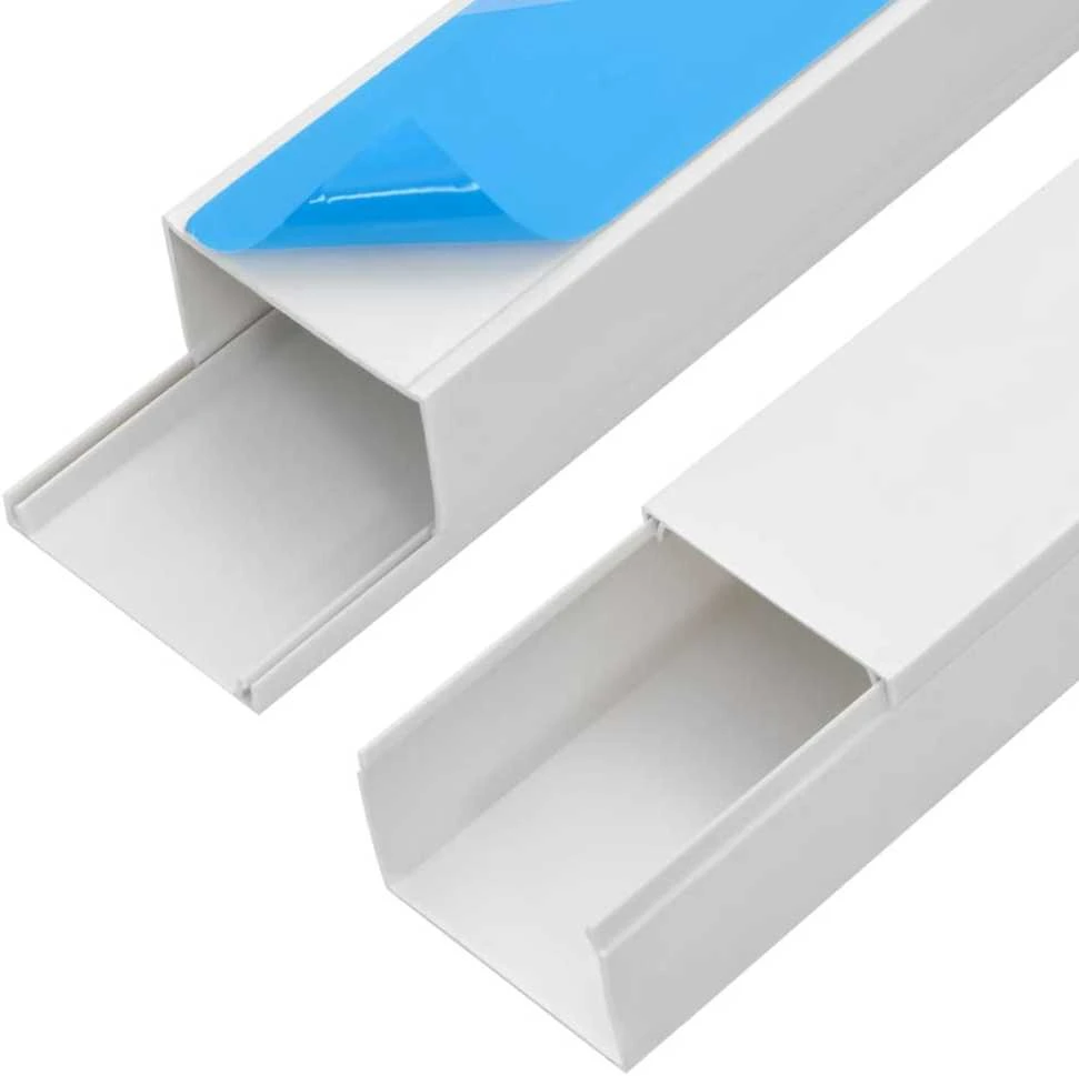 Kabelių kanalas, 50x25mm, 10m, PVC, savaime prilimpantis