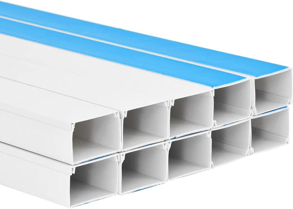 Kabelių kanalas, 60x40mm, 10m, PVC, savaime prilimpantis