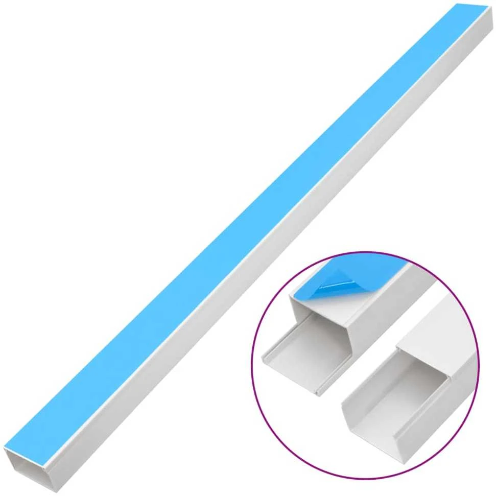 Kabelių kanalas, 60x40mm, 30m, PVC, savaime prilimpantis