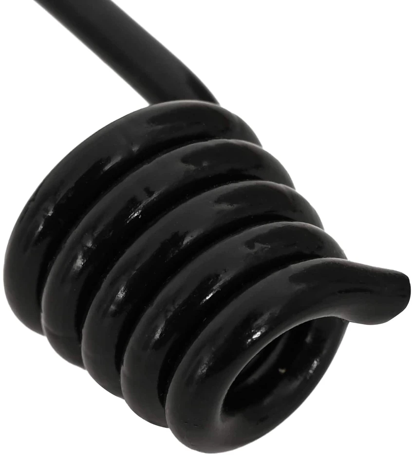 Kabliai 12 vnt. Juoda 6 mm x 5 cm Plienas