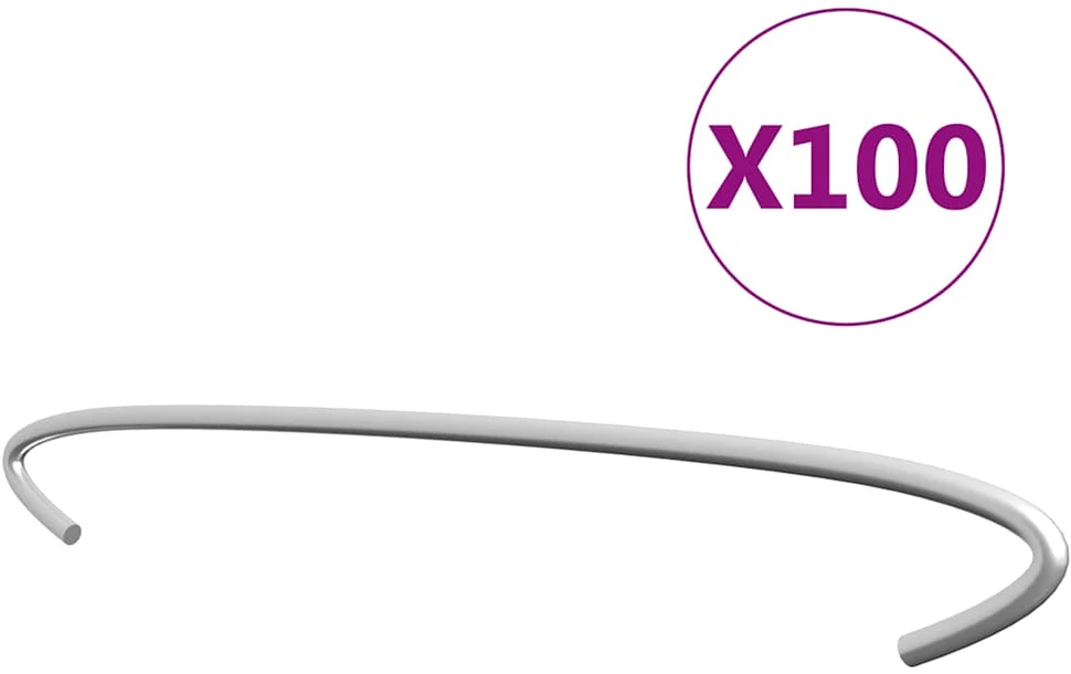 Kabliai gabionams, 100vnt., galvanizuotas plienas, 50cm