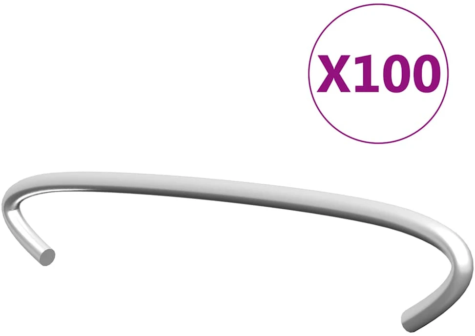 Kabliai gabionams, 100vnt., galvanizuotas plienas, 10cm