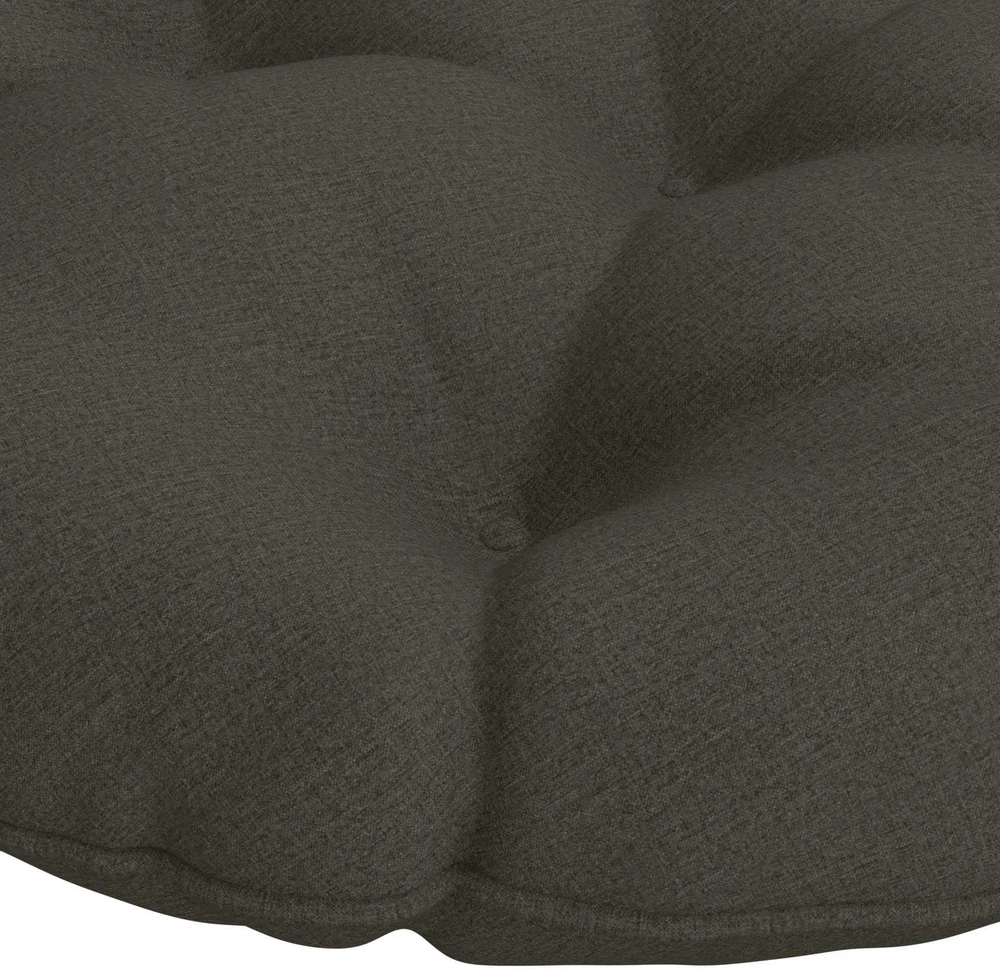 Kaboji pagalvė VIANEN 100% poliesteris Antracito Ø 40 x 10 cm
