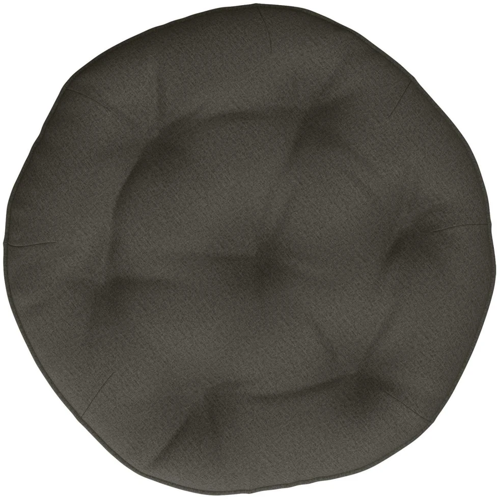 Kaboji pagalvė VIANEN 100% poliesteris Antracito Ø 40 x 10 cm