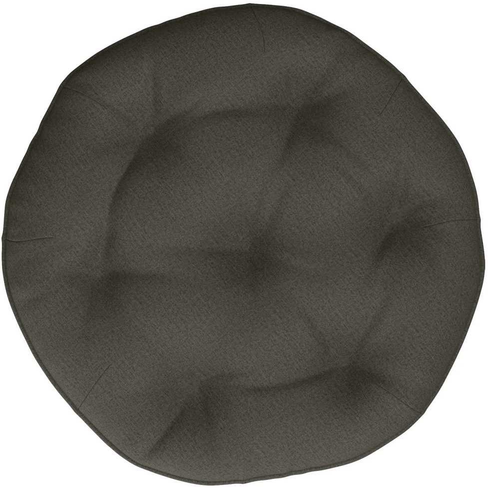 Kaboji pagalvė VIANEN 100% poliesteris Antracito Ø 40 x 10 cm