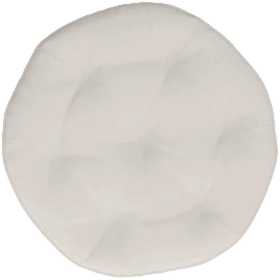 Kaboji pagalvė VIANEN 100% poliesteris Balta Ø 45 x 10 cm
