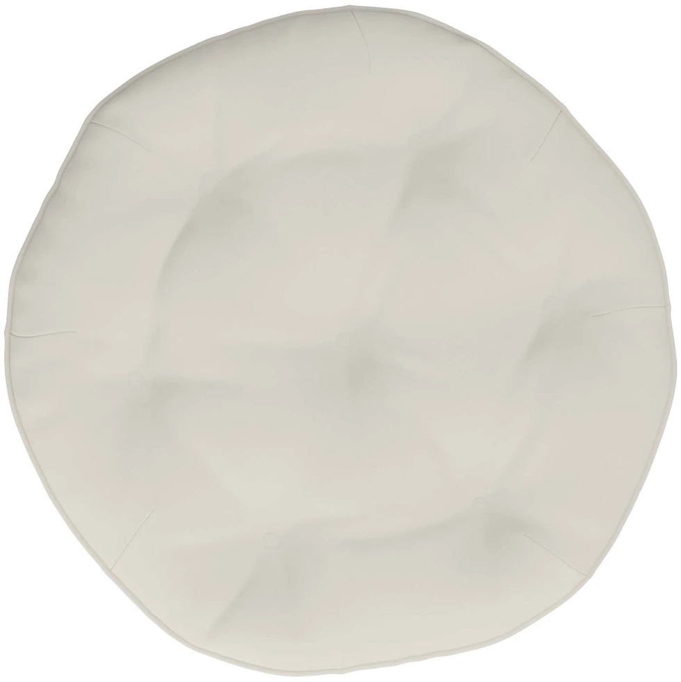 Kaboji pagalvė VIANEN 100% poliesteris Balta Ø 40 x 10 cm
