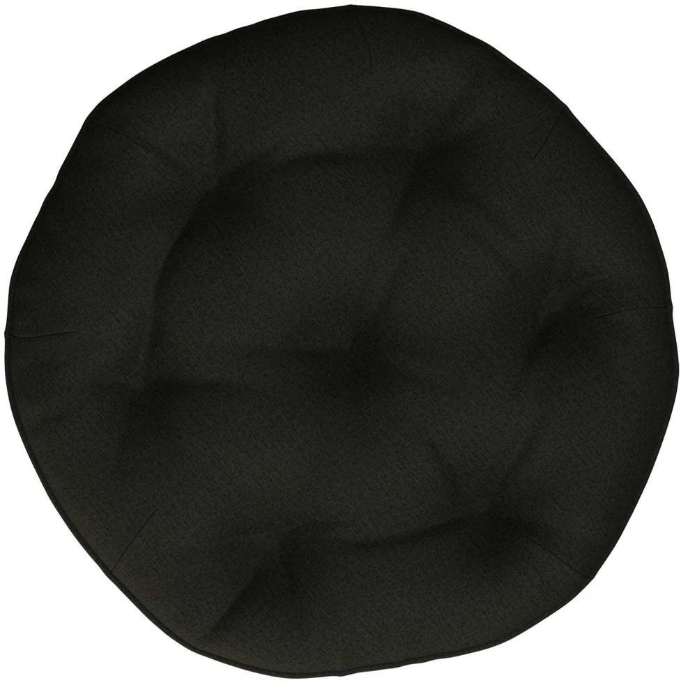 Kaboji pagalvė VIANEN 100% poliesteris Juoda Ø 40 x 10 cm