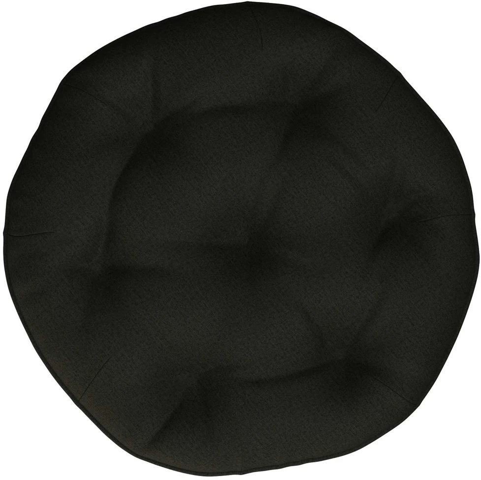 Kaboji pagalvė VIANEN 100% poliesteris Juoda Ø 40 x 10 cm
