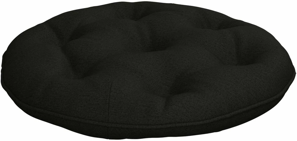 Kaboji pagalvė VIANEN 100% poliesteris Juoda Ø 40 x 10 cm