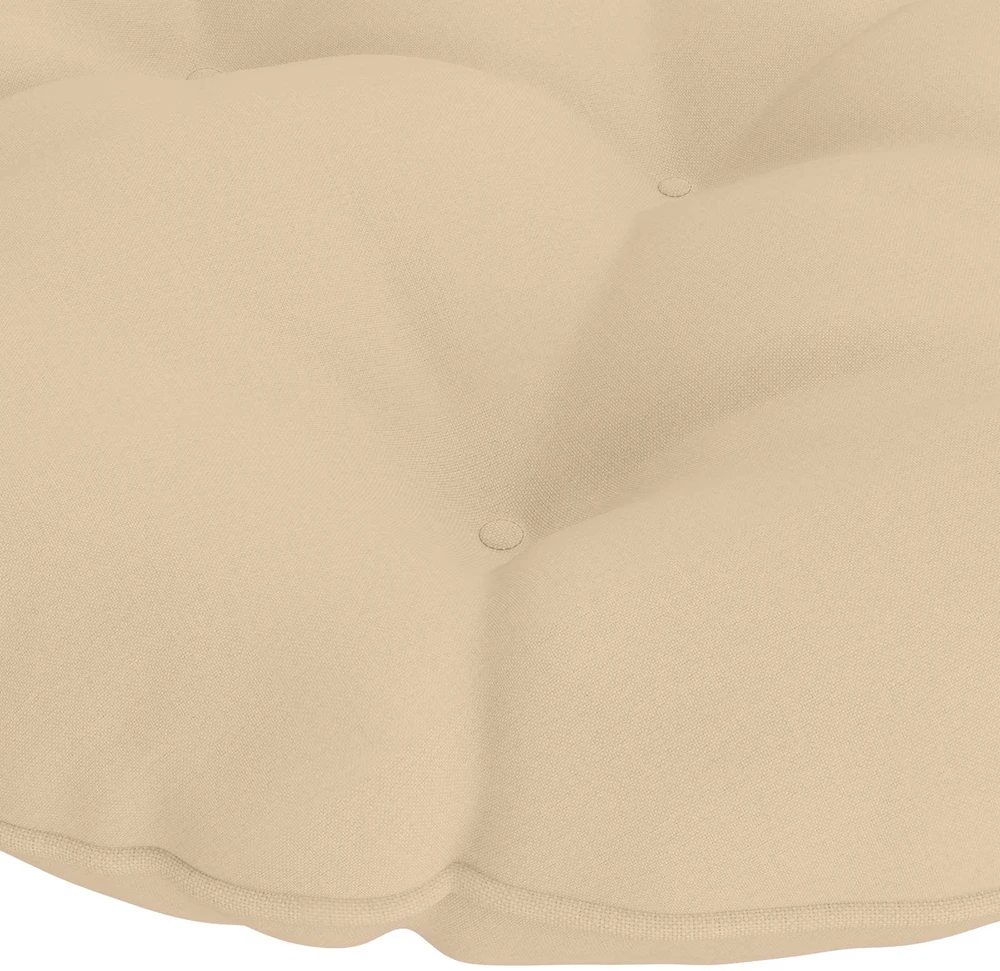 Kaboji pagalvė VIANEN 100% poliesteris Kreminė Ø 40 x 10 cm