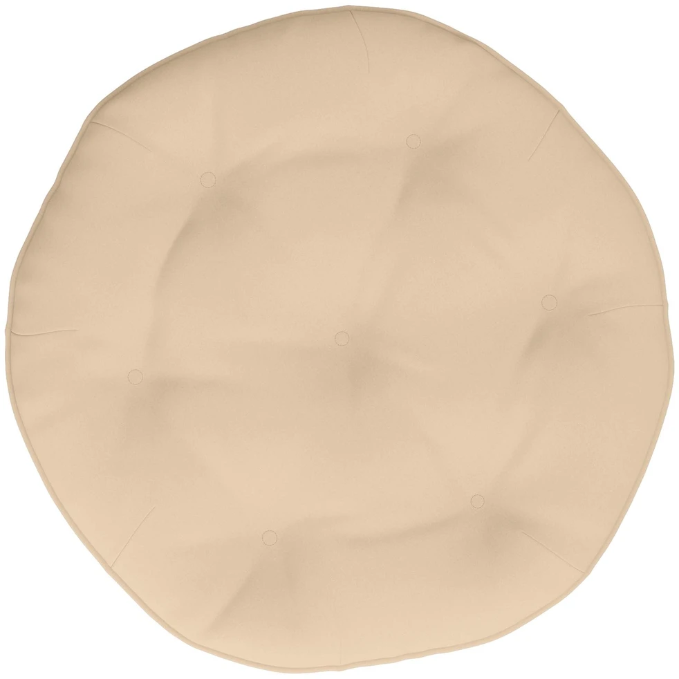 Kaboji pagalvė VIANEN 100% poliesteris Kreminė Ø 45 x 10 cm