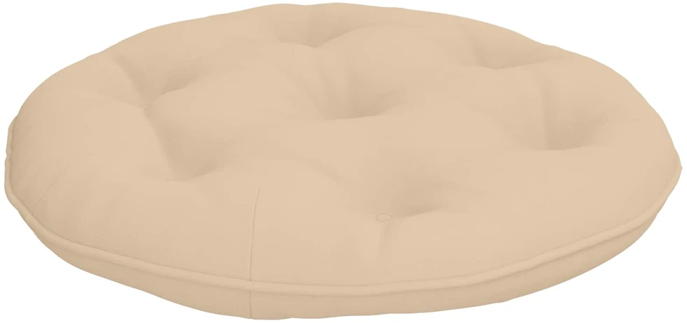 Kaboji pagalvė VIANEN 100% poliesteris Kreminė Ø 40 x 10 cm