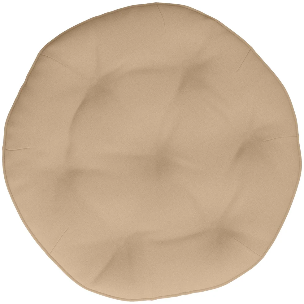 Kaboji pagalvė VIANEN 100% poliesteris Smėlio Ø 40 x 10 cm