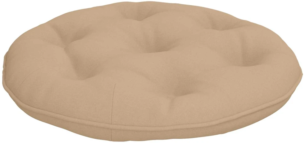 Kaboji pagalvė VIANEN 100% poliesteris Smėlio Ø 40 x 10 cm