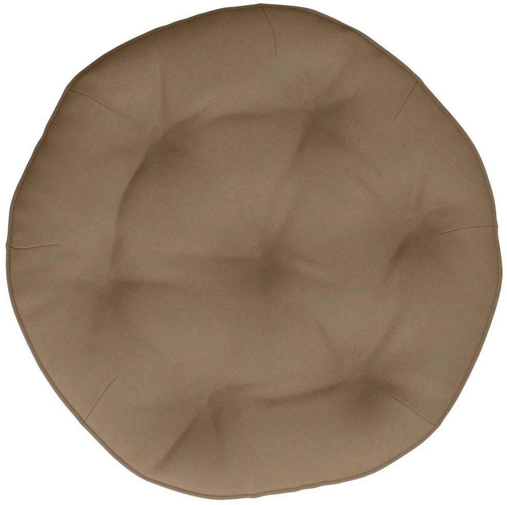 Kaboji pagalvė VIANEN 100% poliesteris Taupe Ø 45 x 10 cm
