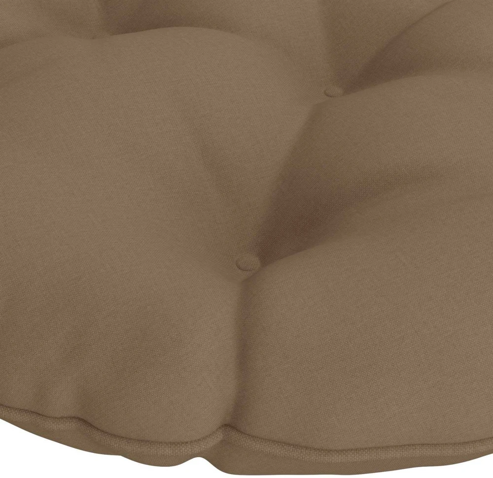 Kaboji pagalvė VIANEN 100% poliesteris Taupe Ø 45 x 10 cm