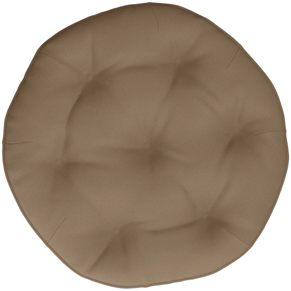 Kaboji pagalvė VIANEN 100% poliesteris Taupe Ø 45 x 10 cm