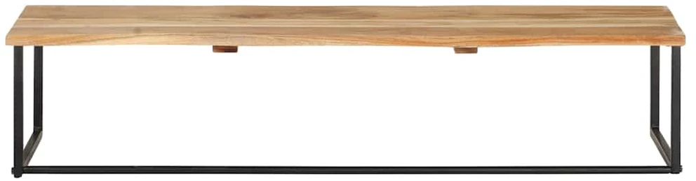 Kabykla su gyvu kraštu, 100x35x22cm, akacijos medienos masyvas