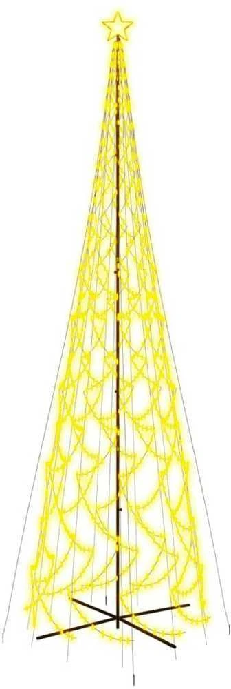 Kalėdų eglutė, 230x800cm, kūgio formos, 3000 šiltų baltų LED