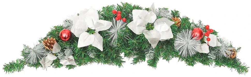 Kalėdinė arka su LED lemputėmis, žalios spalvos, 90cm, PVC