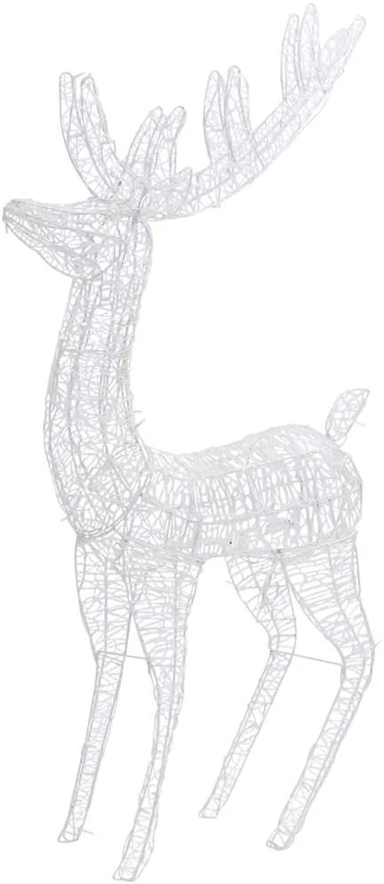Kalėdinė dekoracija elnias, mėlyna, 180cm, akrilas, 250LED, XXL
