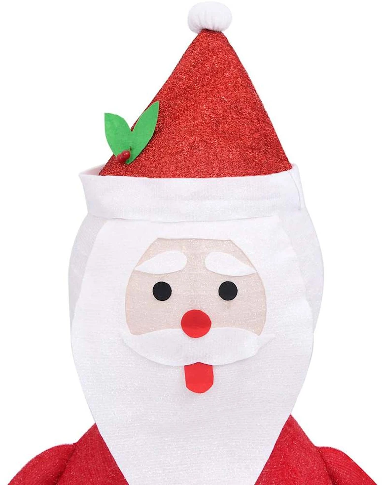 Kalėdinė dekoracija Kalėdų Senelis, 120cm, audinys, LED