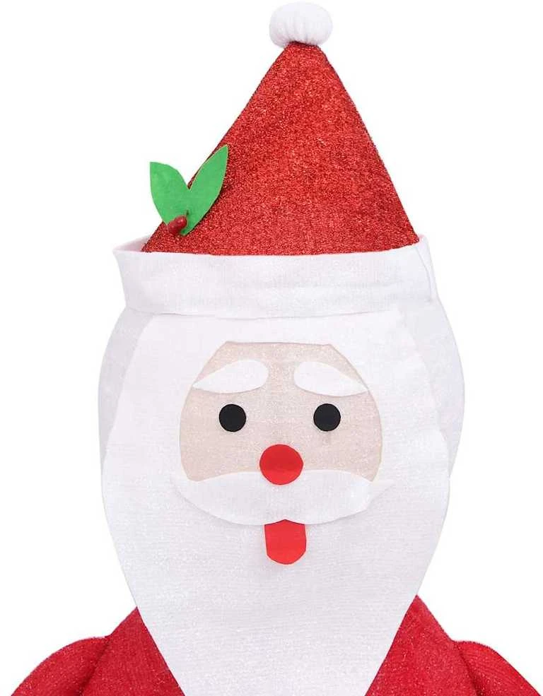Kalėdinė dekoracija Kalėdų Senelis, 60cm, audinys, LED