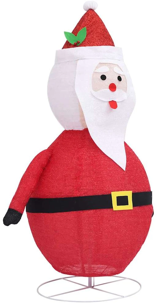 Kalėdinė dekoracija Kalėdų Senelis, 60cm, audinys, LED