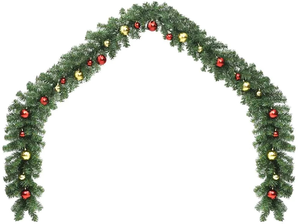 Kalėdinė girlanda 2 vnt. 600 LED Žalia 20 m PVC