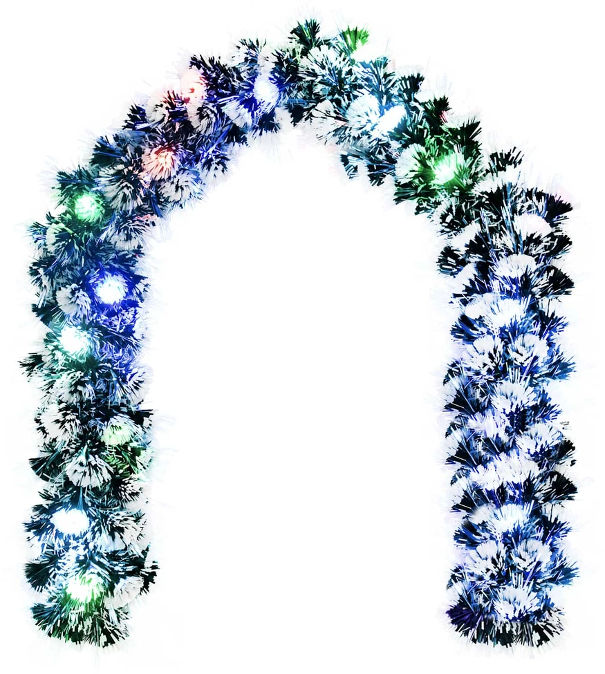 Kalėdinė girlanda 200 cm 16 LED Įvairių spalvų PET