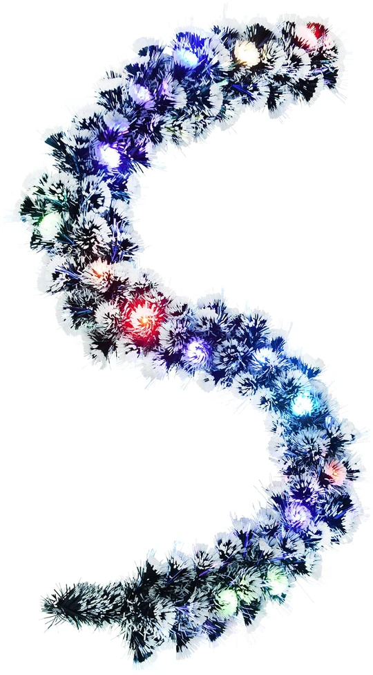 Kalėdinė girlanda 200 cm 16 LED Įvairių spalvų PET