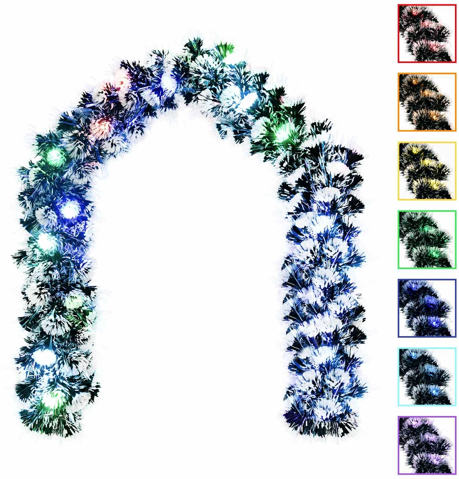 Kalėdinė girlanda 200 cm 16 LED Įvairių spalvų PET