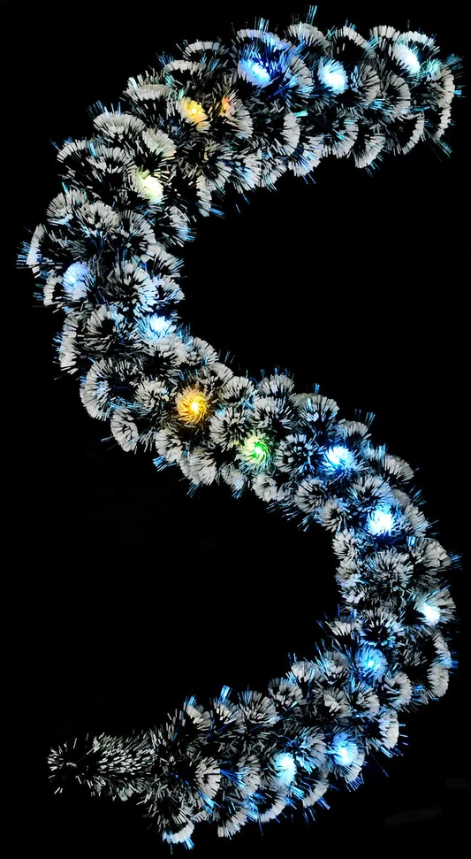 Kalėdinė girlanda 200 cm 16 LED Įvairių spalvų PET
