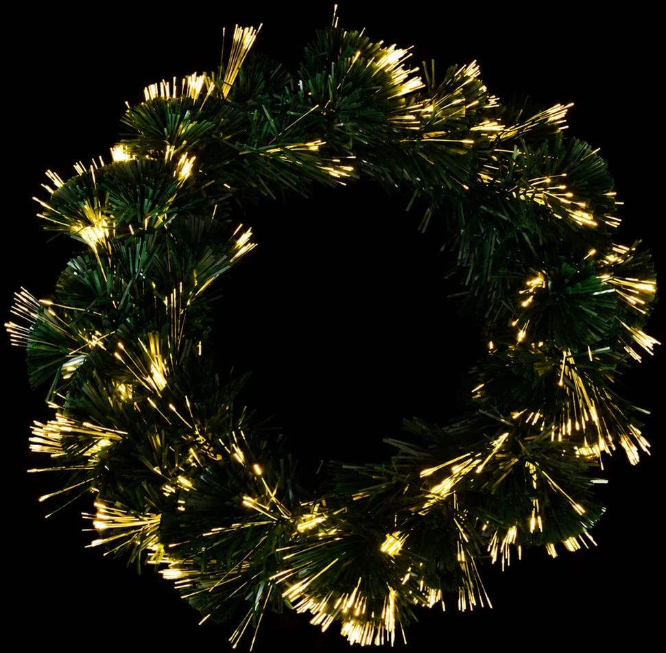 Kalėdinė girlanda 24 LED Šilta balta PVC