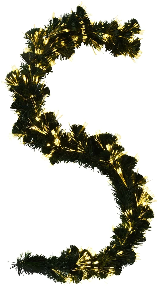 Kalėdinė girlanda 48 LED Šilta balta PVC