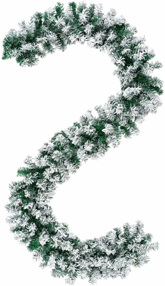 Kalėdinė girlanda Balta 270 cm PVC