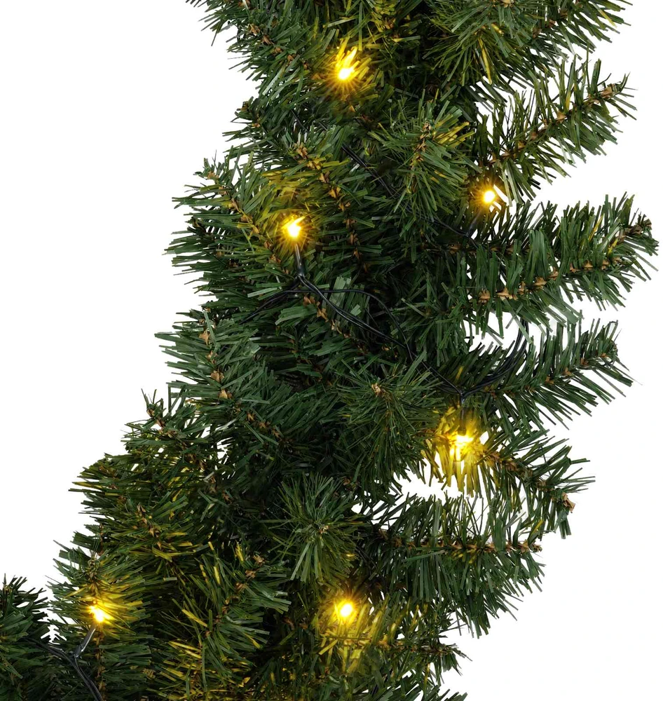 Kalėdinė girlanda Žalia 270 cm PVC 50 LED