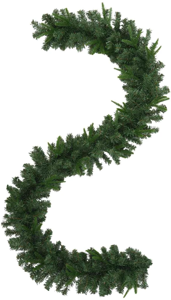 Kalėdinė girlanda Žalia 270 cm PVC ir PE